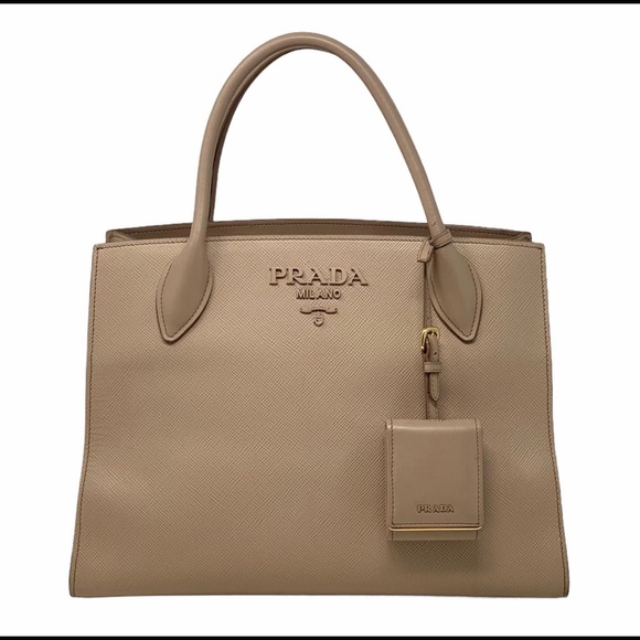 PRADA CAMEO SAFFIANO MEDIUM MONOCHROME BAG ***SOLD OUT*** - Picture 2 of 9